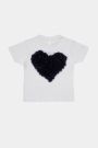 Μπλουζάκι 3D μαύρη καρδιά