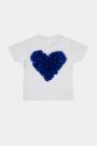 Μπλουζάκι 3D μπλε καρδιά