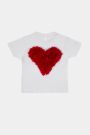 Μπλουζάκι 3D κόκκινη καρδιά